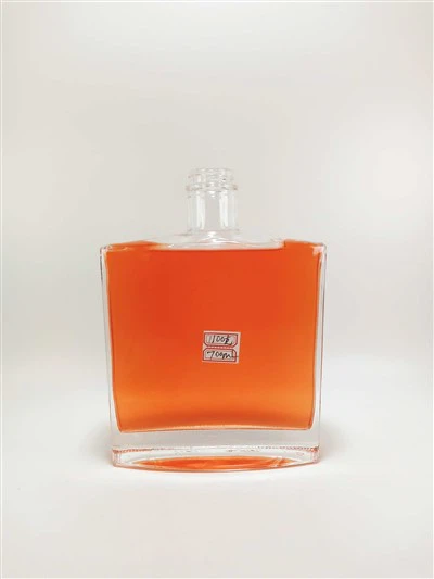 700 ml fyrkantig glasflaska